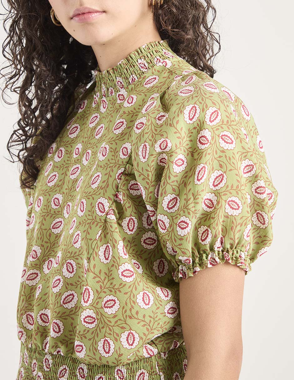 Blusa Petite Studio manga corta para mujer