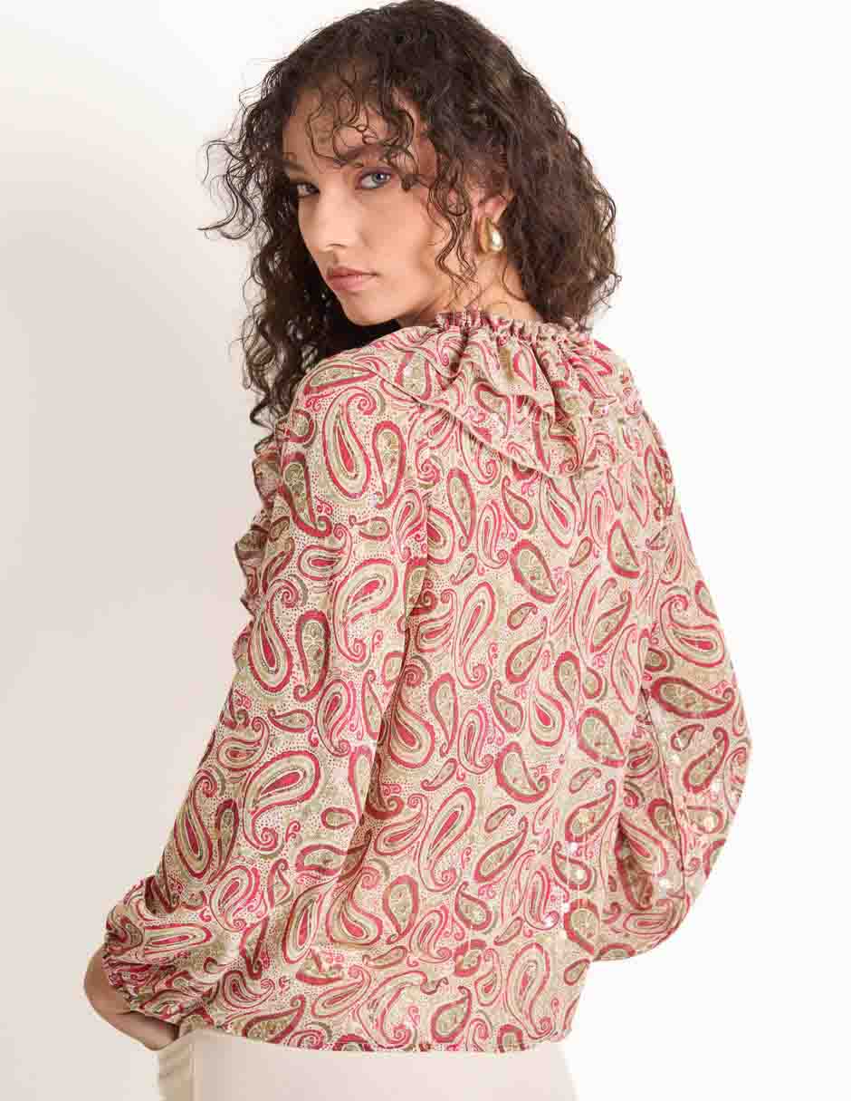 Blusa manga larga para mujer 6