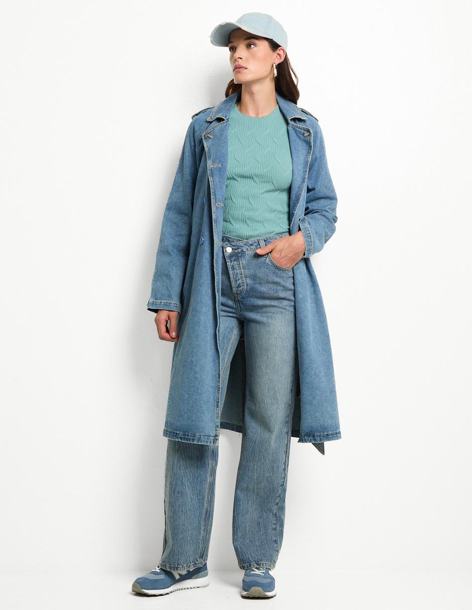 Top Petite Studio cuello redondo