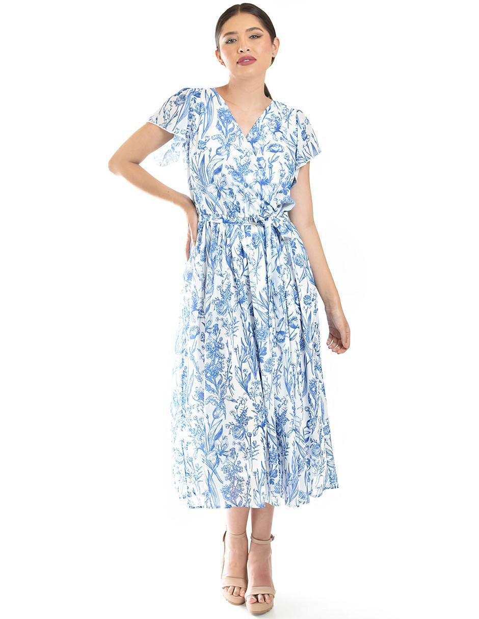 Vestido midi casual para mujer