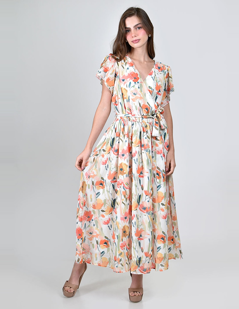 Vestido midi casual para mujer