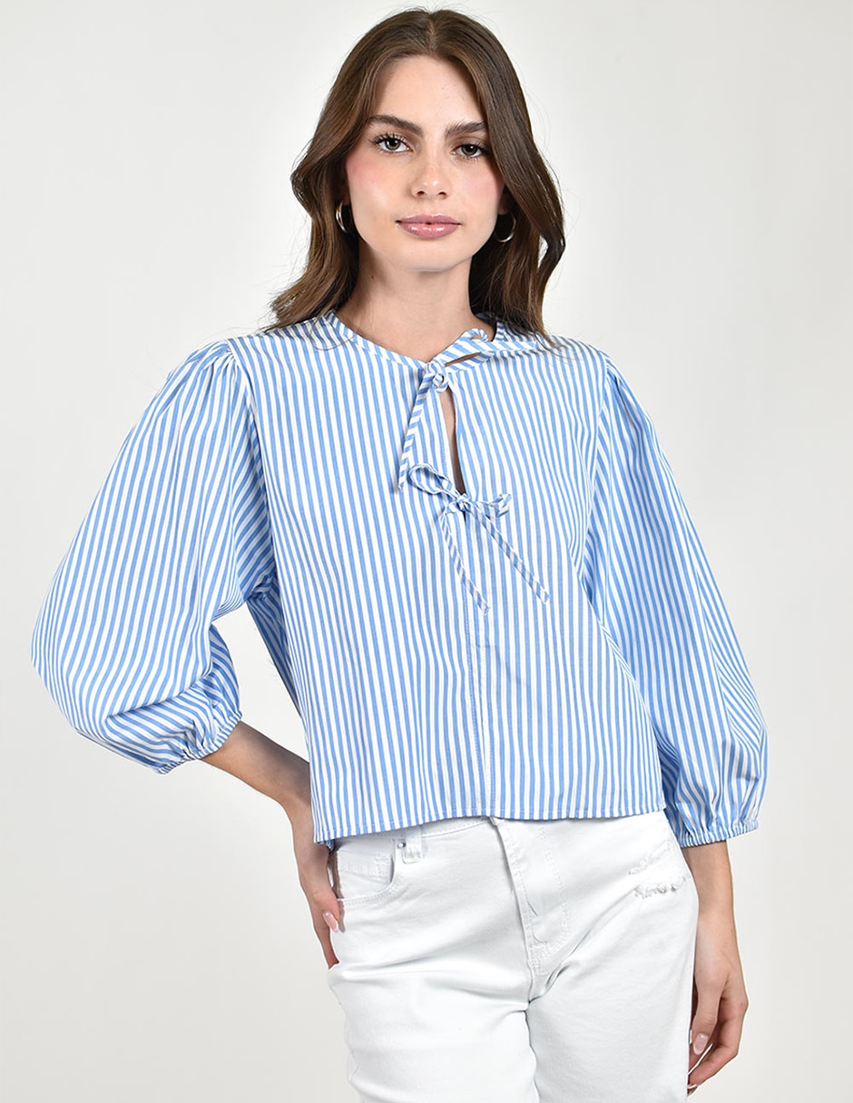 Blusa manga 3/4 para mujer Blusa manga 3/4 para mujer