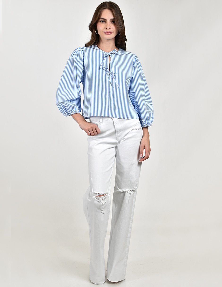 Blusa manga 3/4 para mujer 4