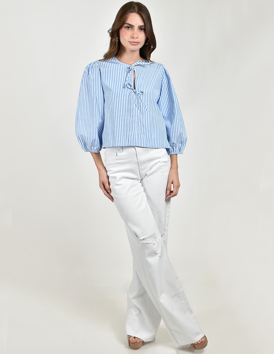 Blusa manga 3/4 para mujer 3