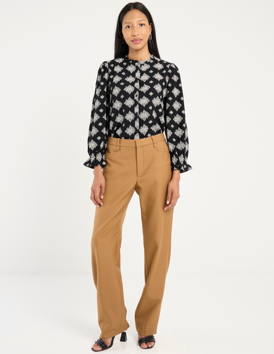 Blusa manga larga para mujer 7