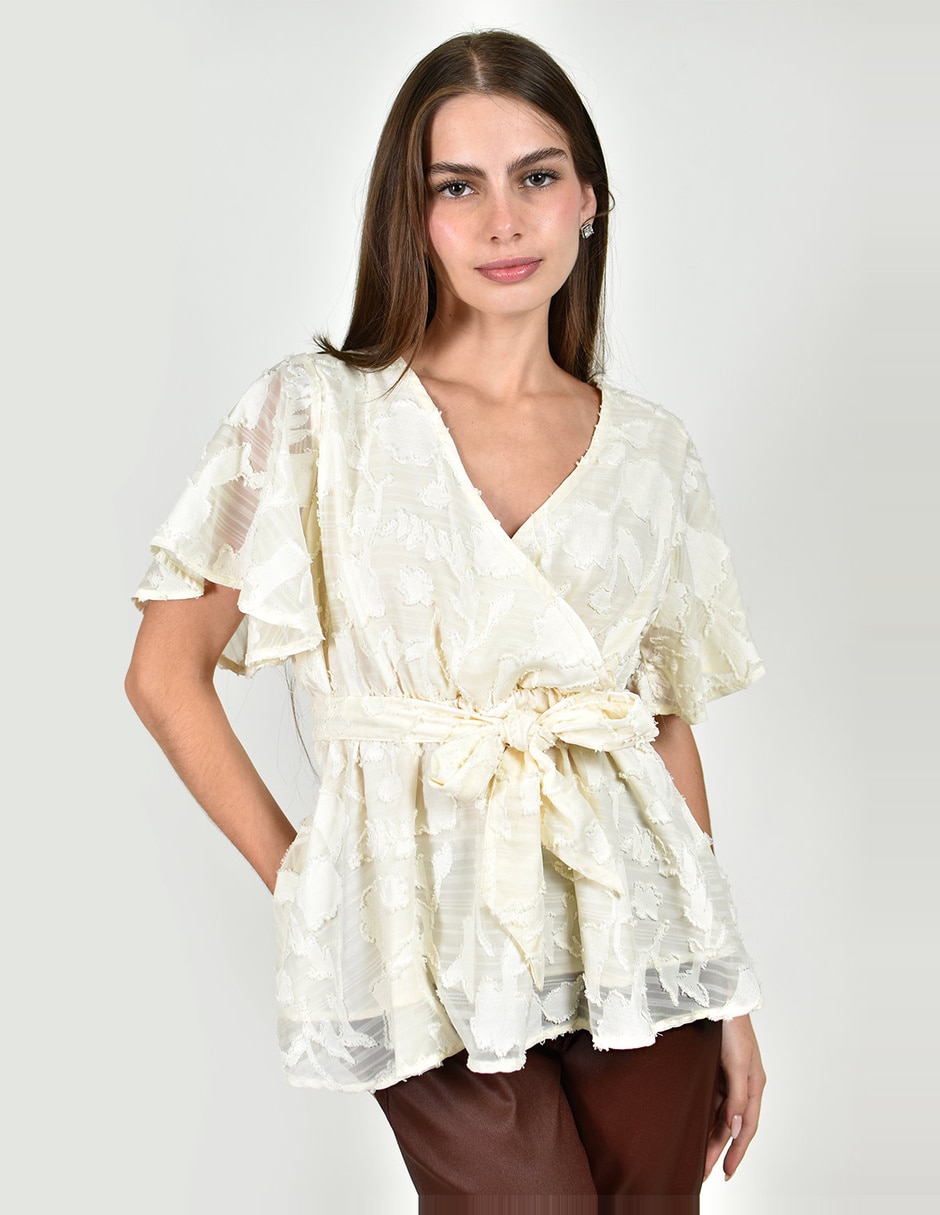 Blusa morethanangels manga larga para mujer Blusa morethanangels manga larga para mujer