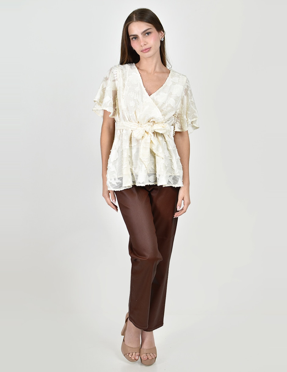 Blusa more than angels manga larga para mujer 4