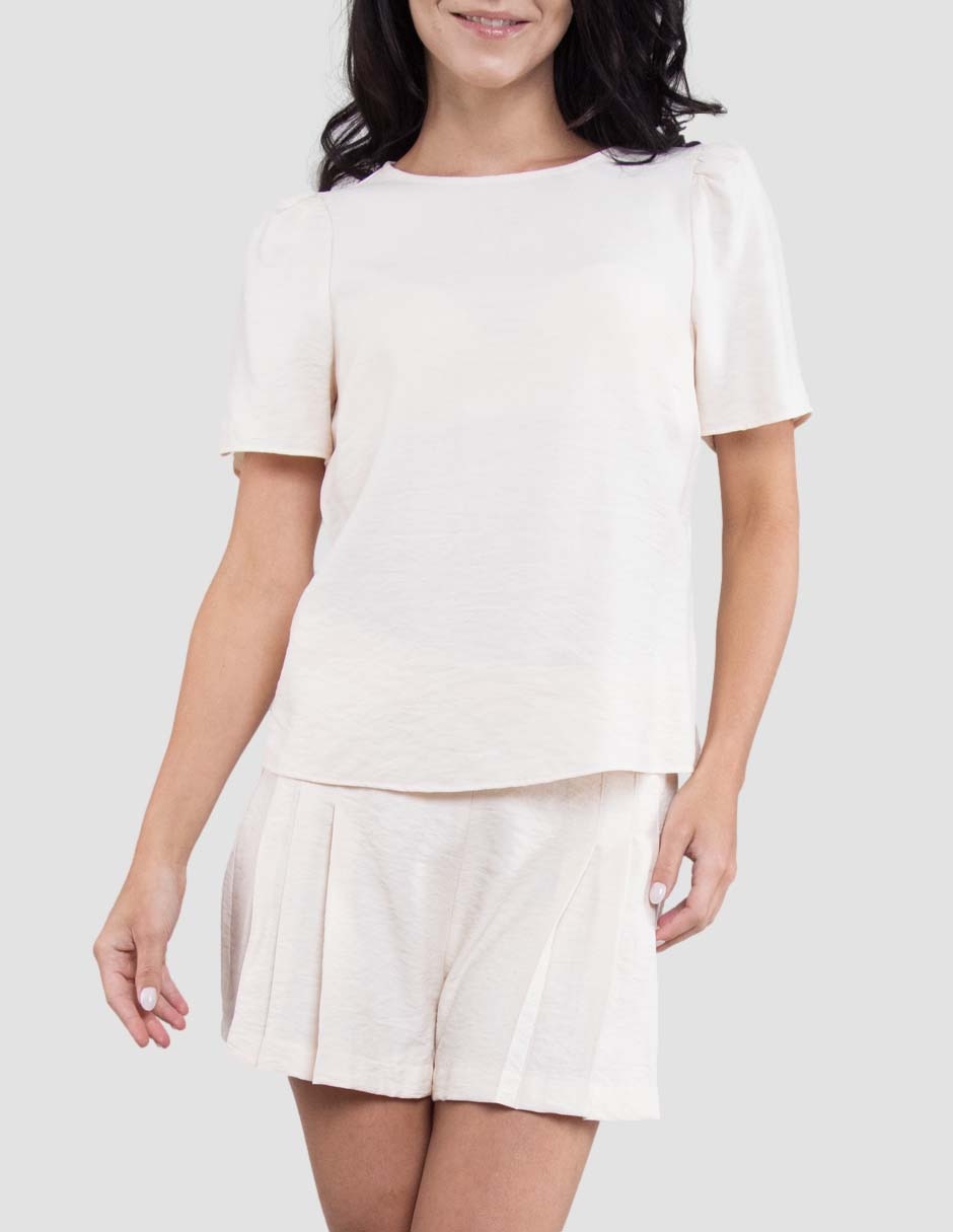 Blusa manga corta para mujer 5