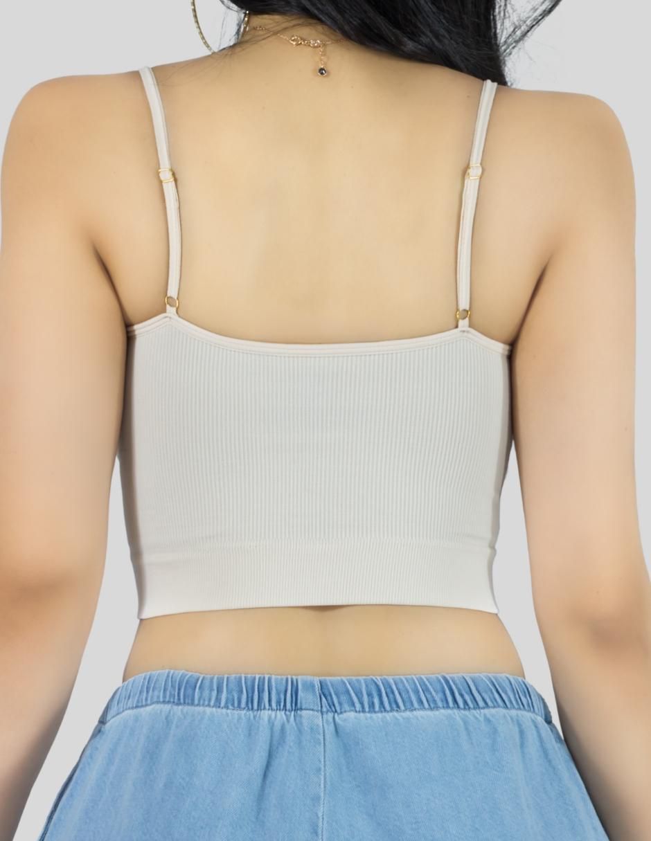 Top escote cuadrado tirante ajustable 6