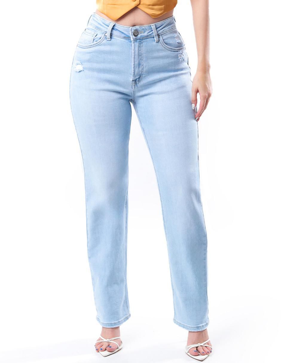 Jeans straight j-dff-1674-claro para mujer Jeans straight j-dff-1674-claro para mujer