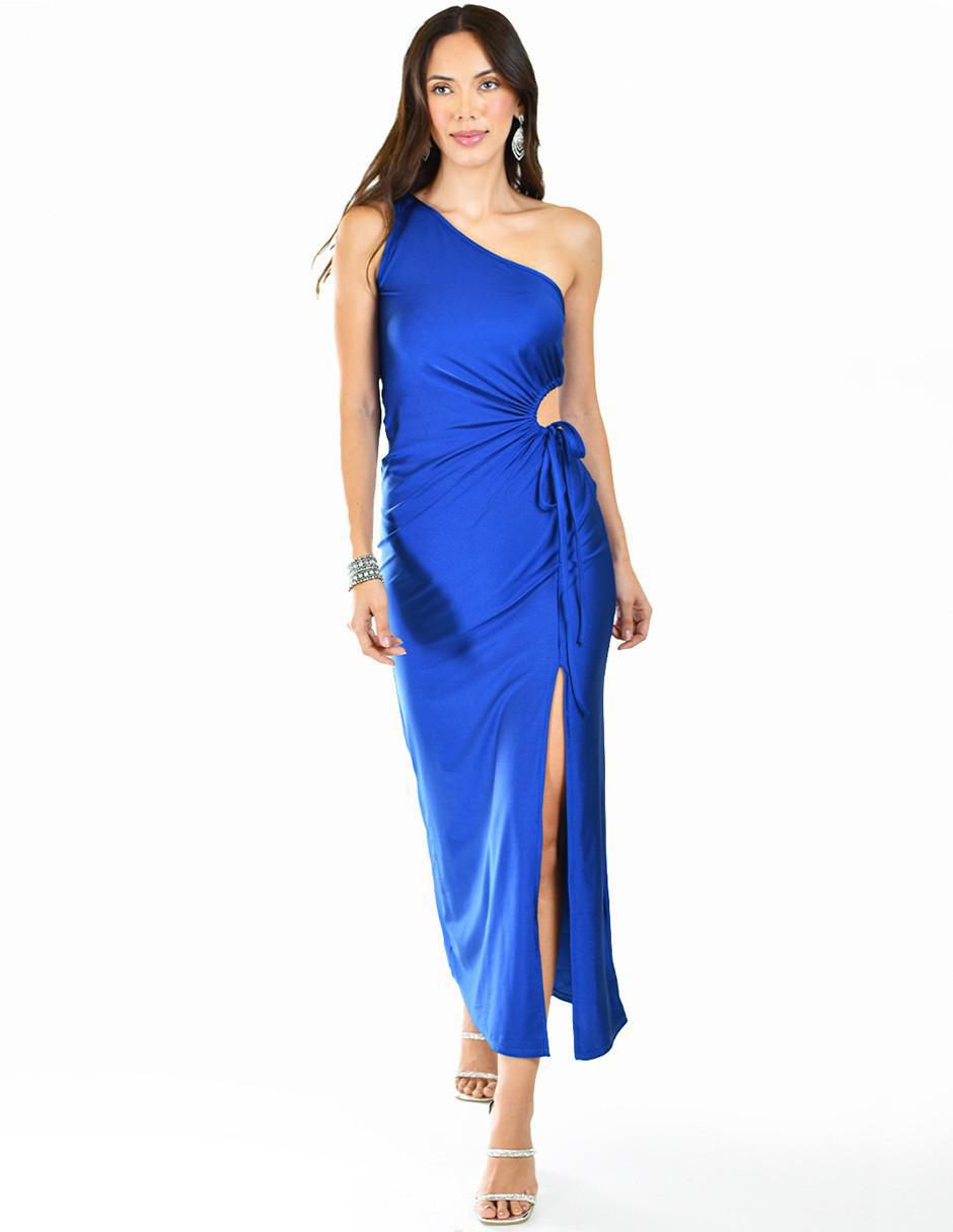Vestido midi de fiesta escote Medio 4