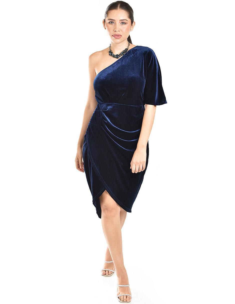 Vestido a la rodilla de fiesta escote Medio 5