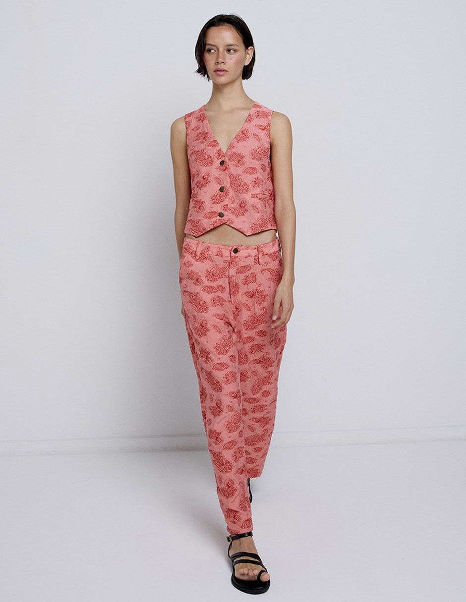 Pantalón relaxed straight para mujer 5