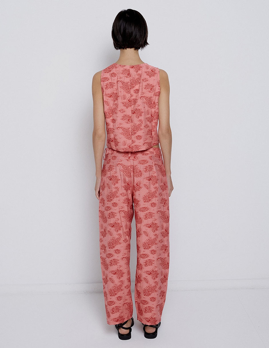 Pantalón relaxed straight para mujer 2