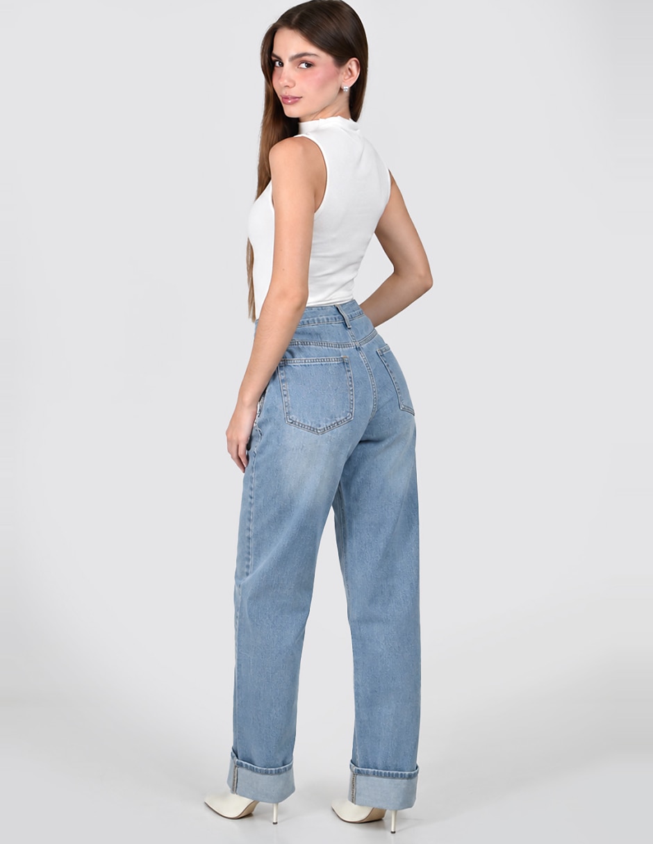 Jeans straight para mujer