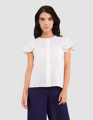 Blusa Too Petite manga corta para mujer