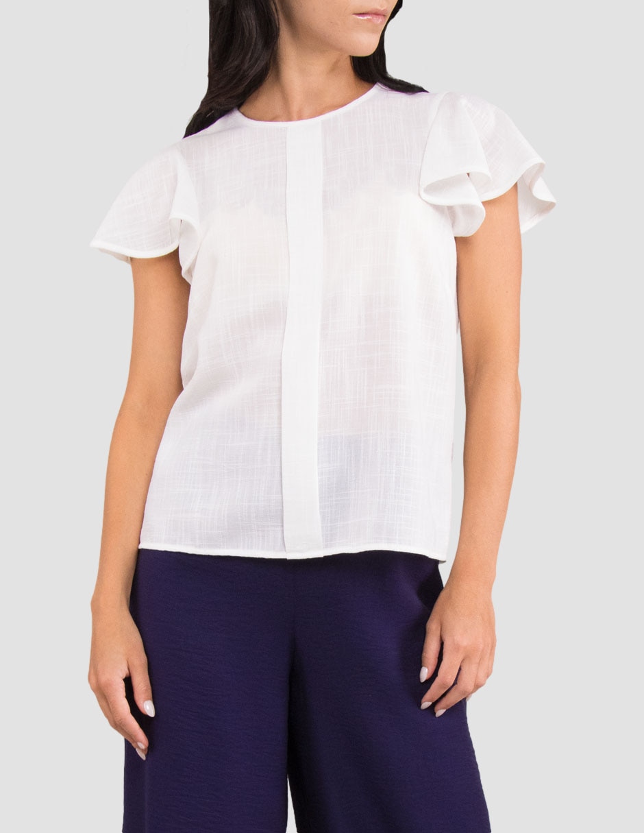 Blusa Too Petite manga corta para mujer