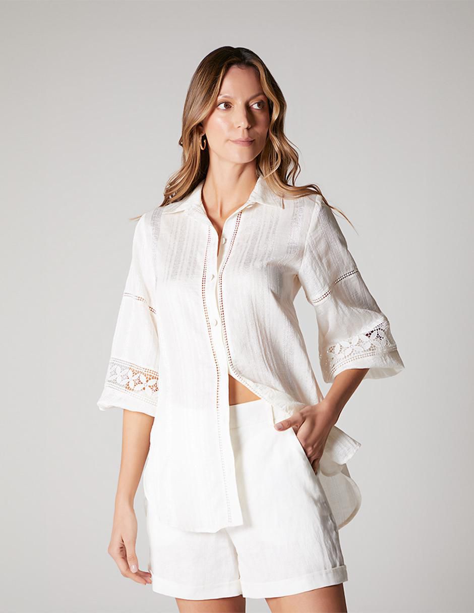 Blusa manga 3/4 para mujer 1