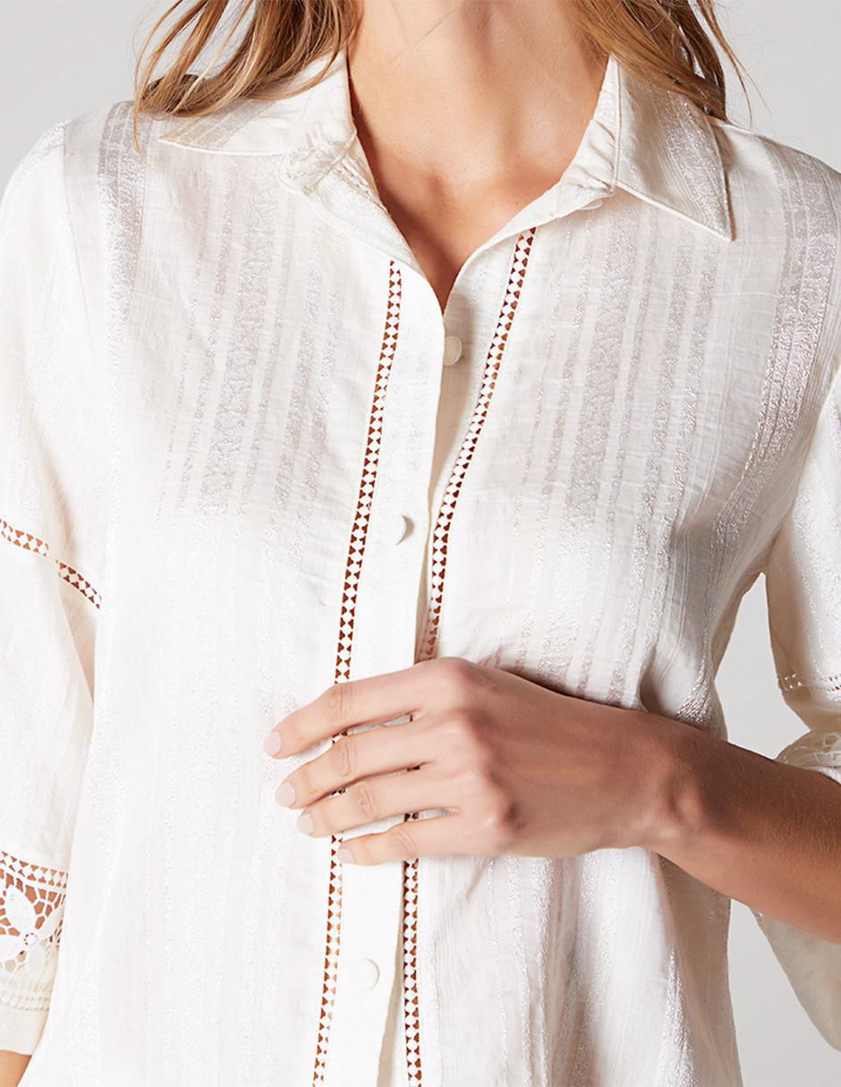 Blusa manga 3/4 para mujer 2