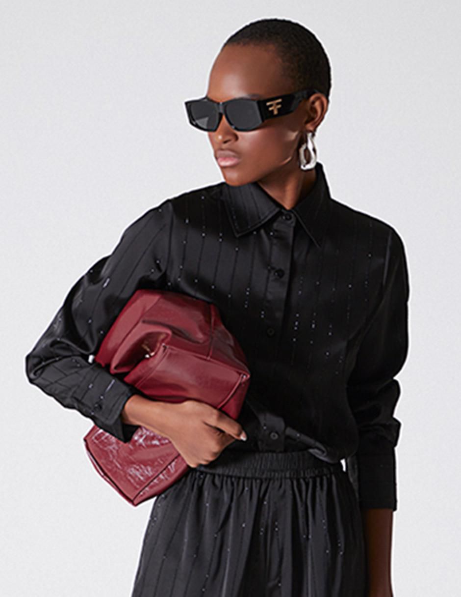 Blusa Petite Studio manga larga para mujer Blusa Petite Studio manga larga para mujer