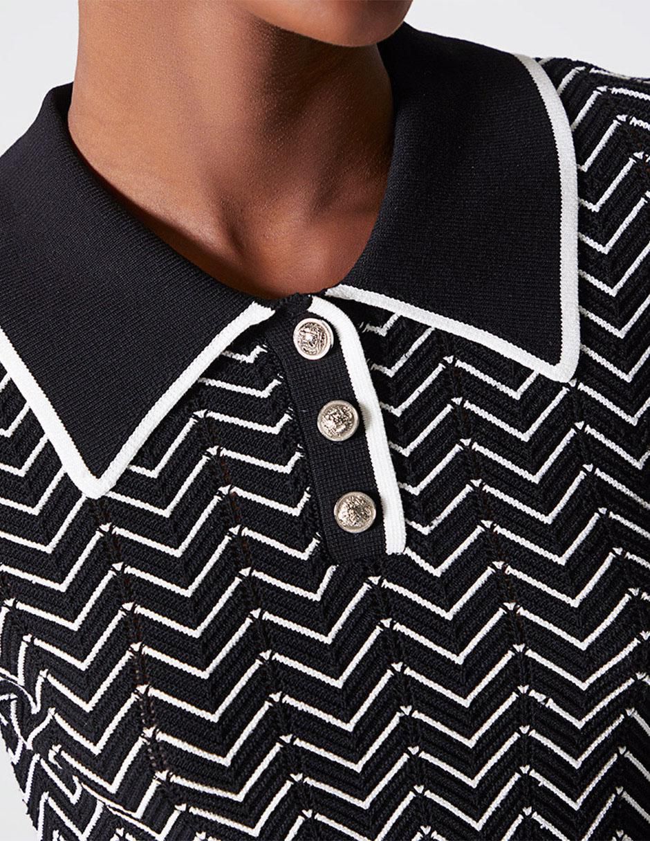 Playera tipo polo para mujer
