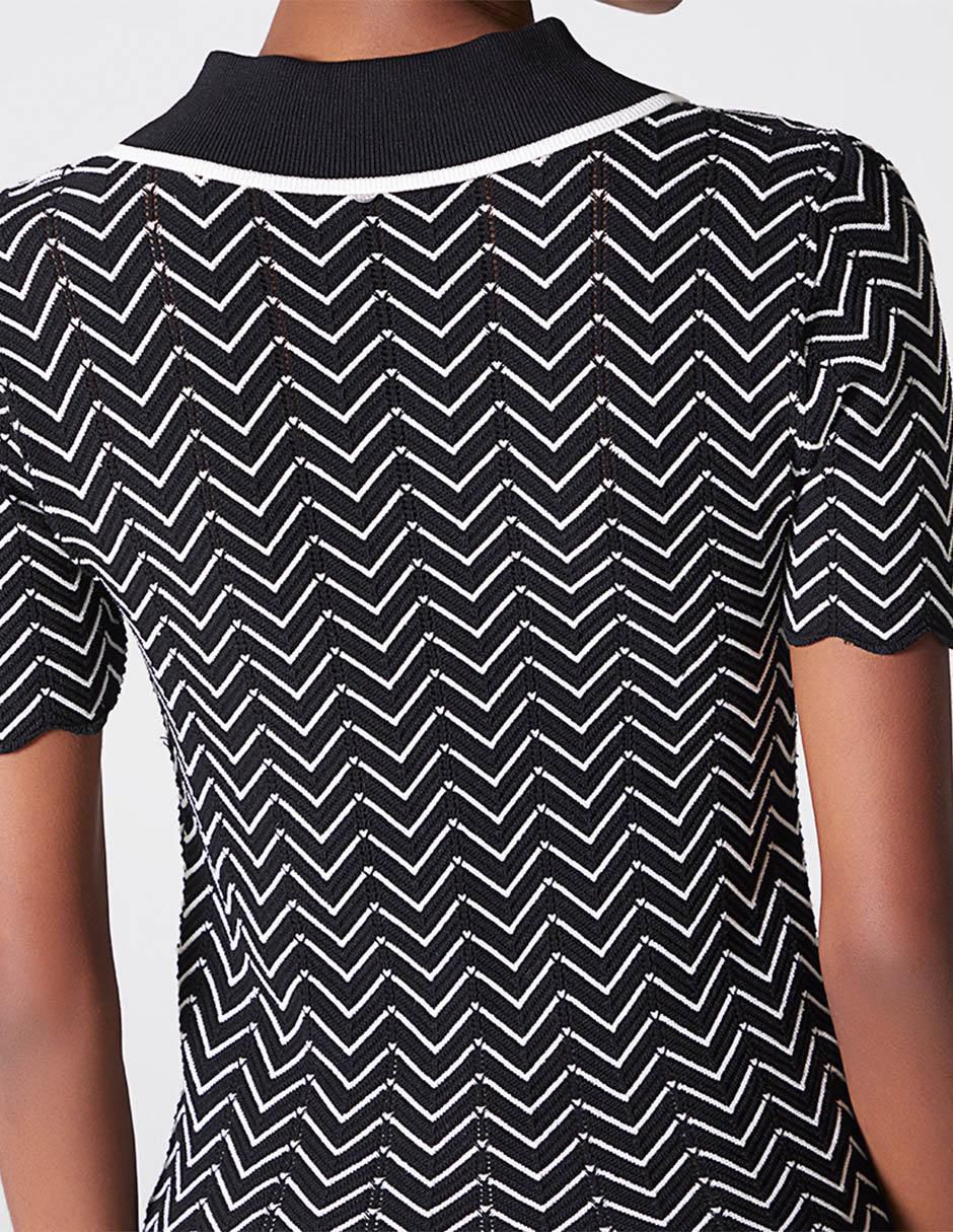 Playera tipo polo para mujer