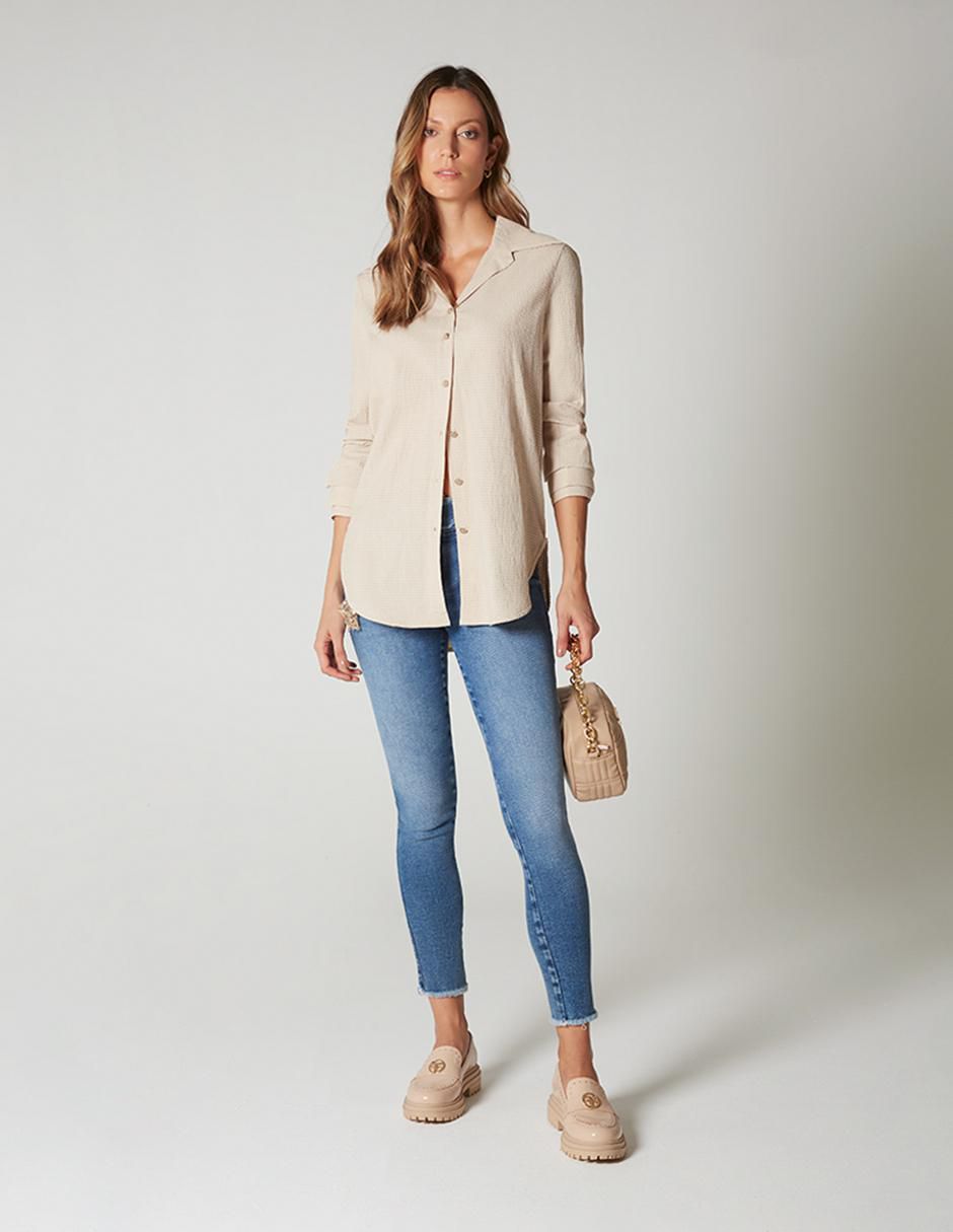 Blusa manga 3/4 para mujer
