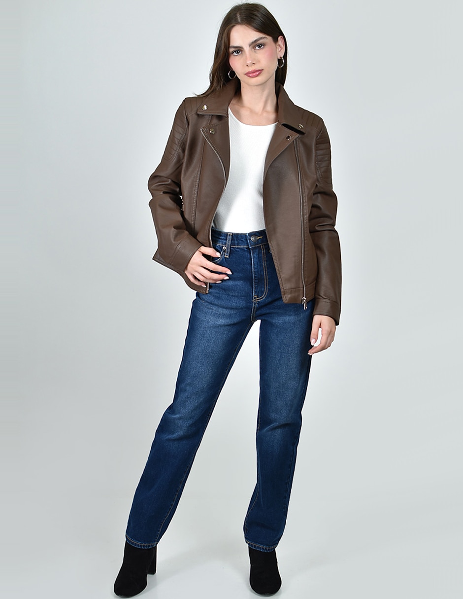 Chamarra para motociclista impermeable para mujer 4