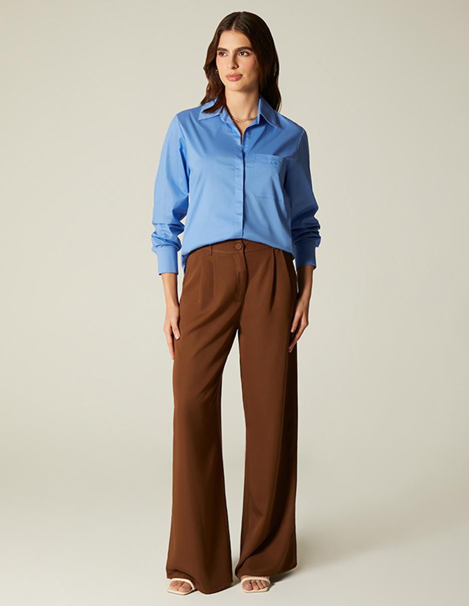 Pantalón amplio para mujer 4