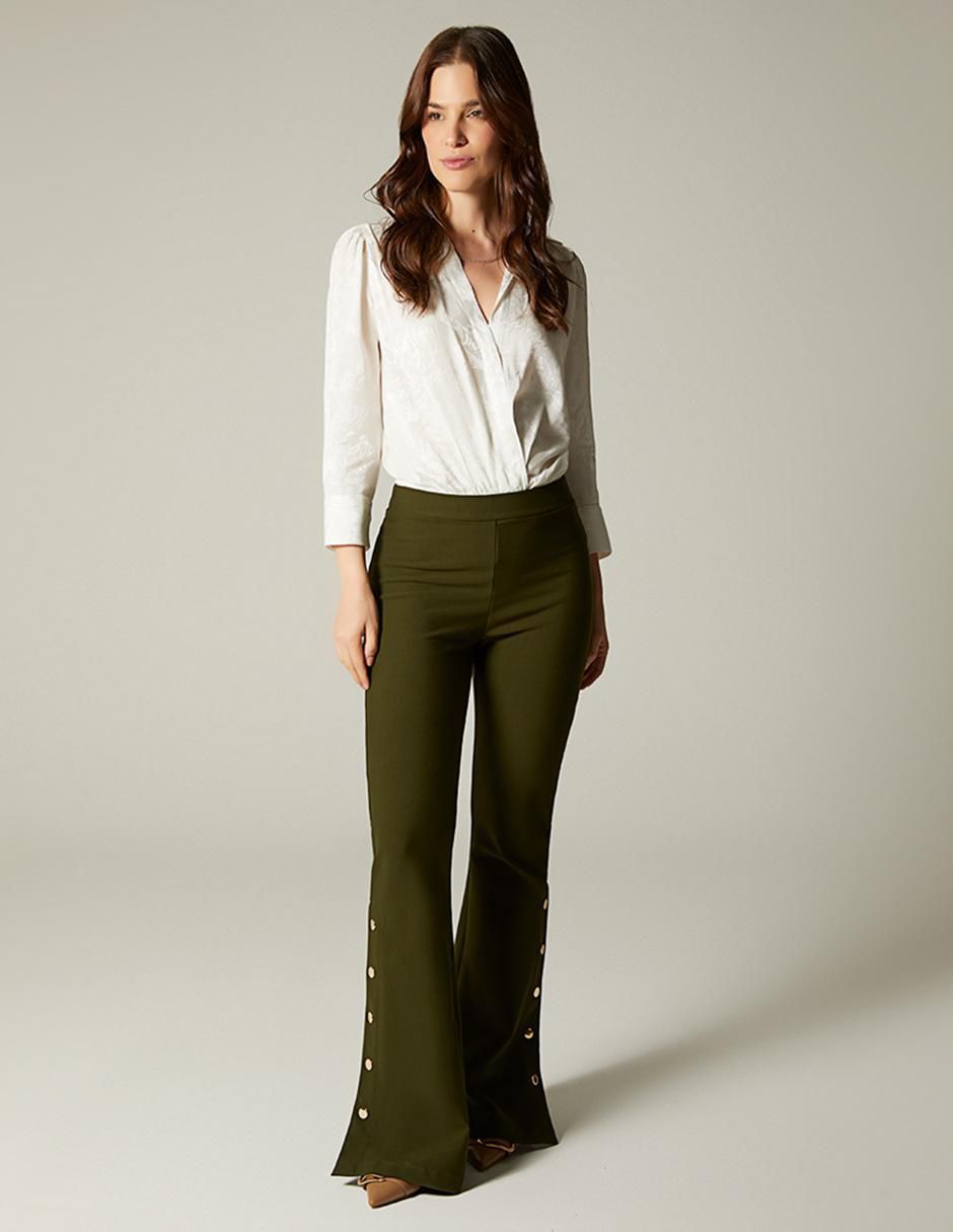 Legging a la cintura con elástico para mujer