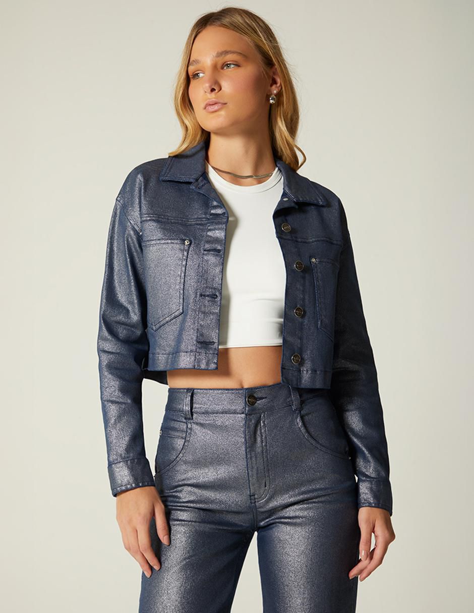 Chamarra Misisipi Denim Style impermeable para mujer 1