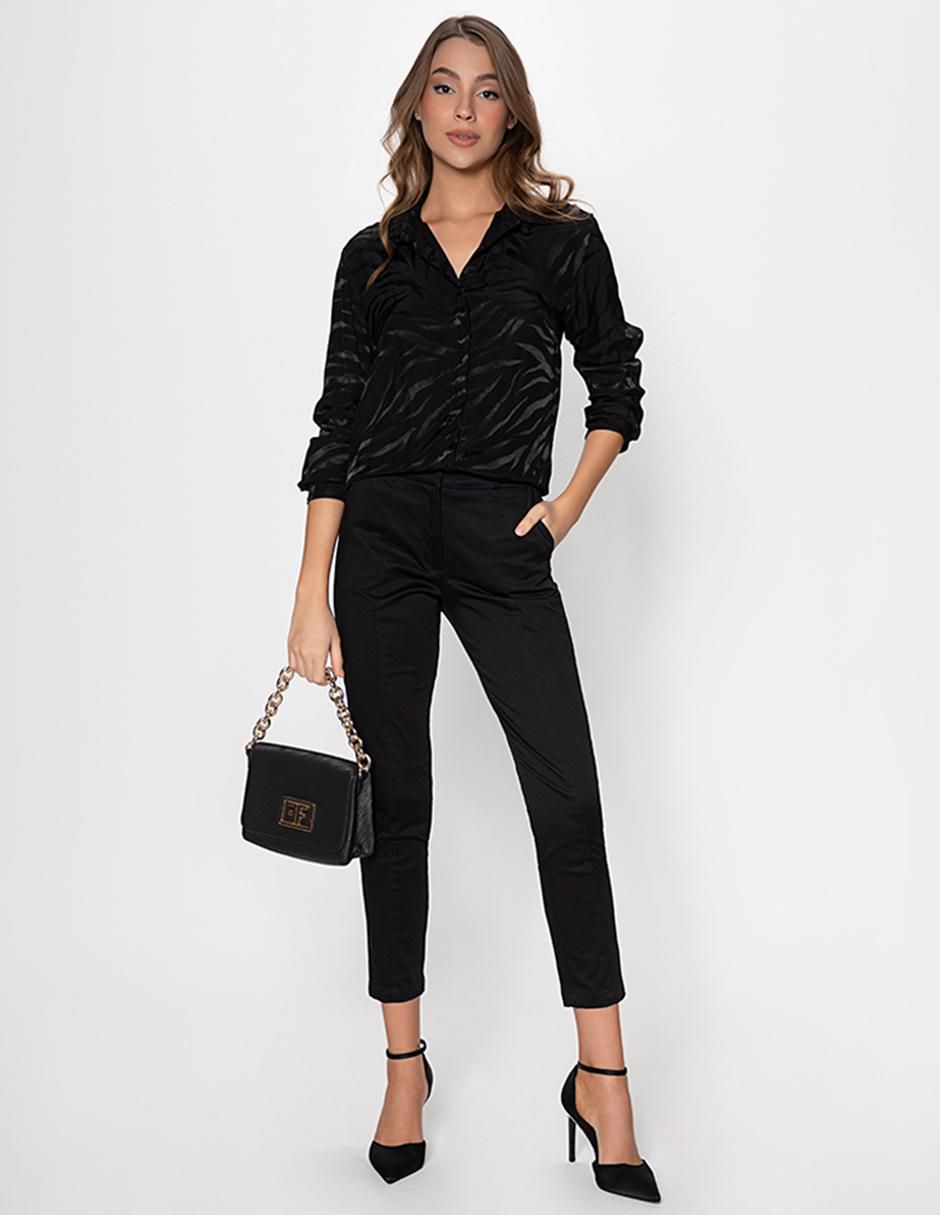 Blusa manga larga para mujer