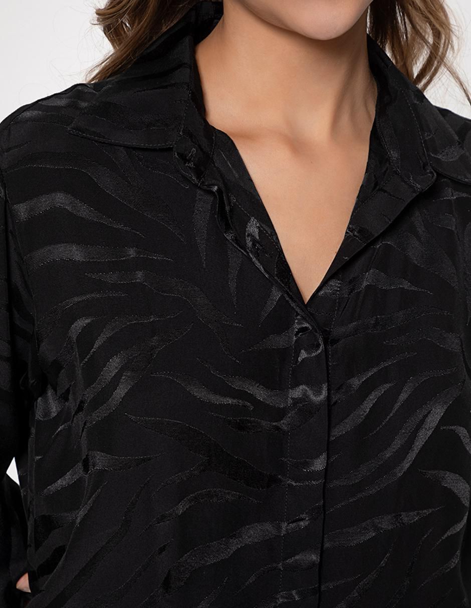 Blusa manga larga para mujer