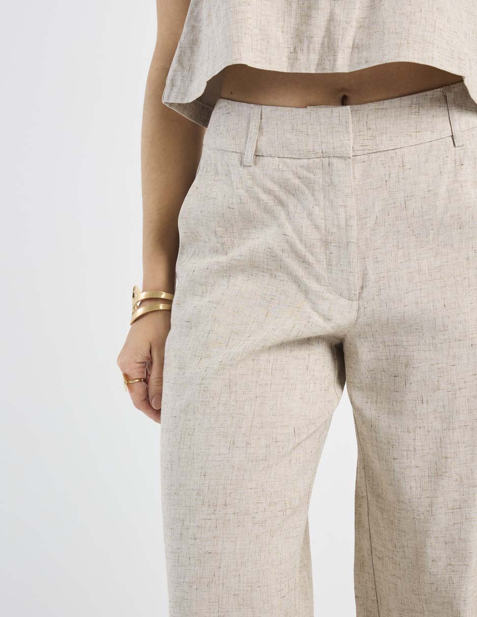 Pantalón Petite Studio amplio para mujer