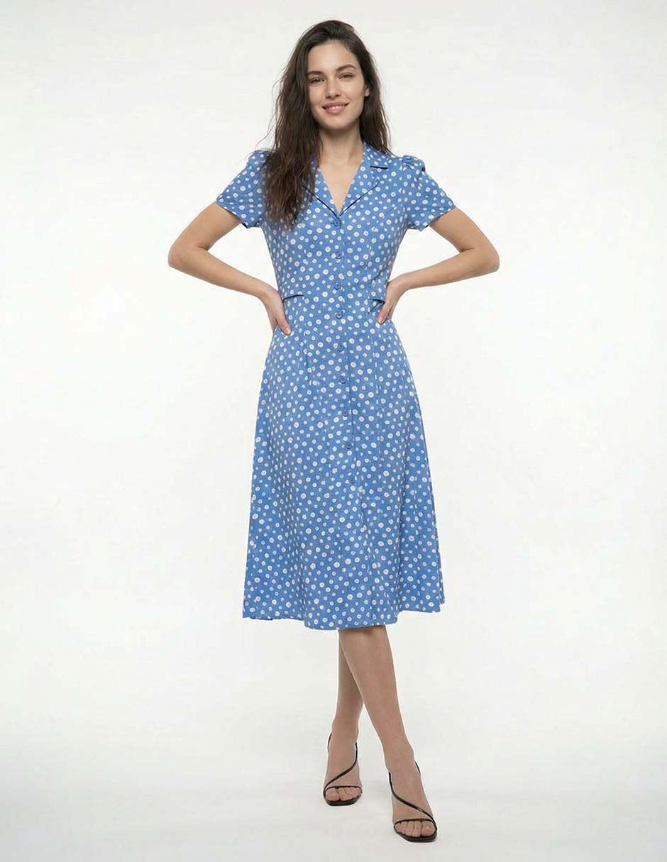 Vestido crop casual Petite Studio para mujer