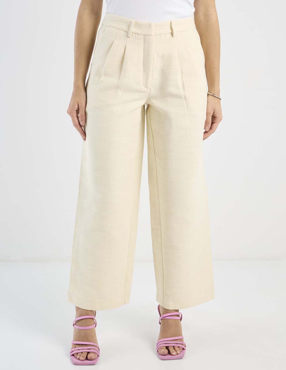 Pantalón coulotte straight para mujer Pantalón coulotte straight para mujer