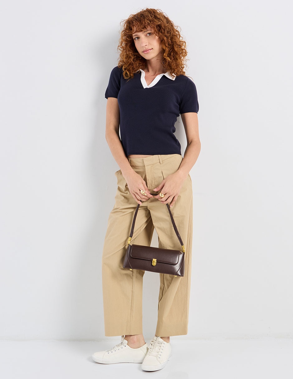 Blusa manga corta para mujer 8