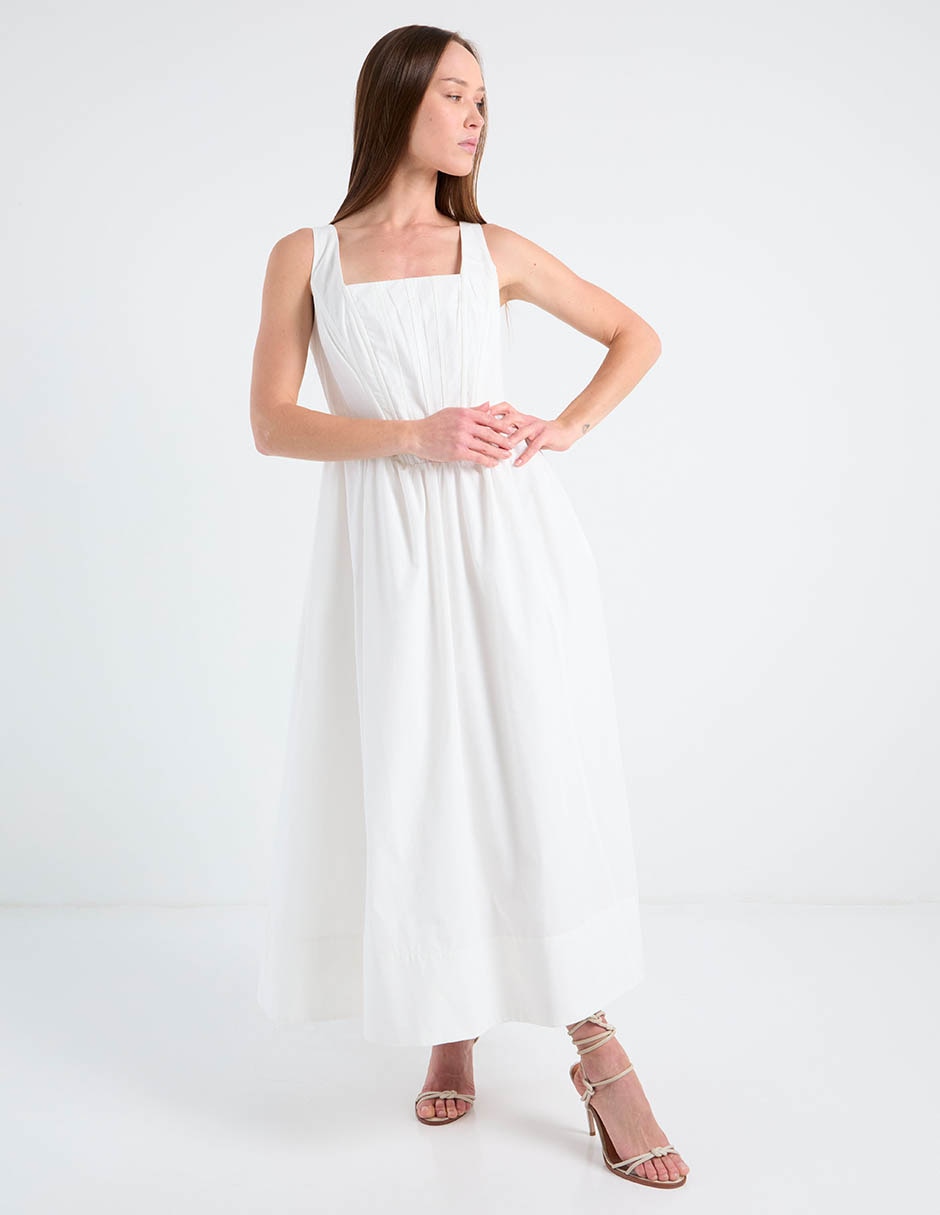 Vestido crop casual Map para mujer