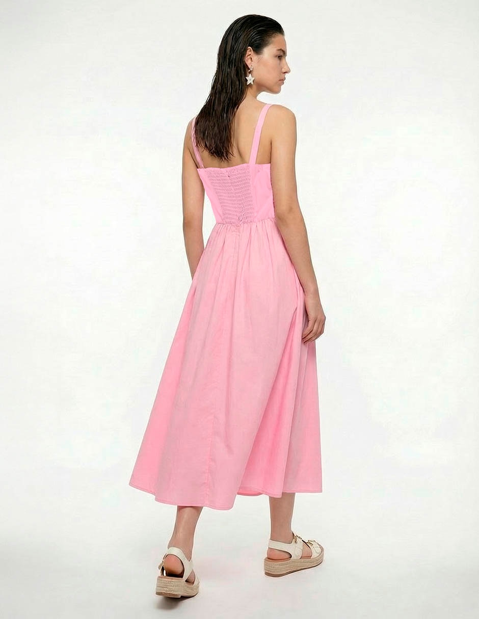 Vestido crop casual Map para mujer
