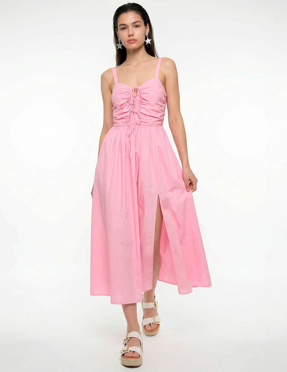 Vestido crop casual Map para mujer
