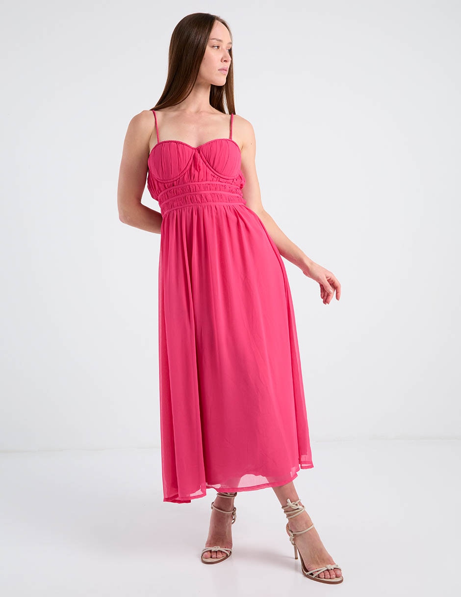 Vestido crop casual Map para mujer