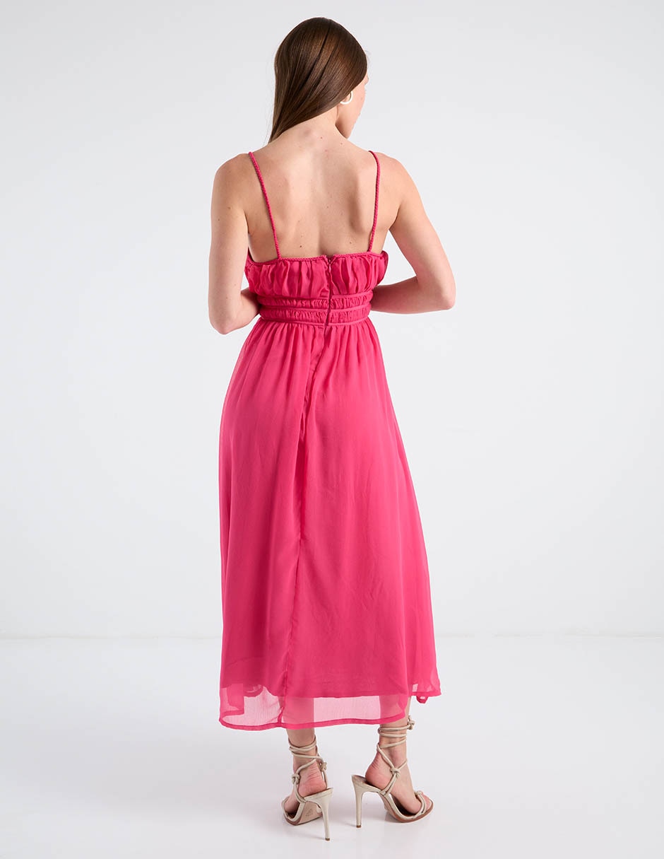 Vestido crop casual Map para mujer