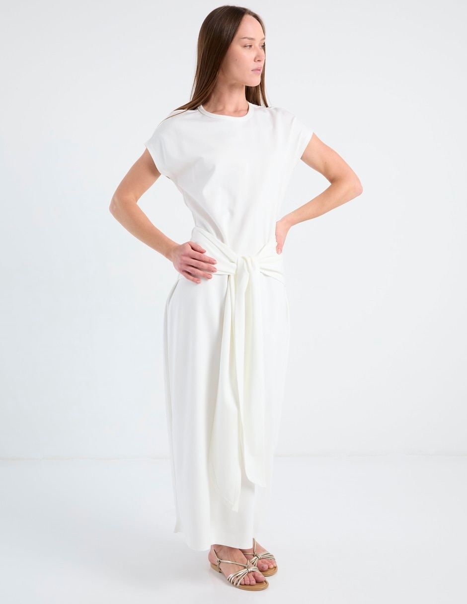 Vestido largo casual Map para mujer