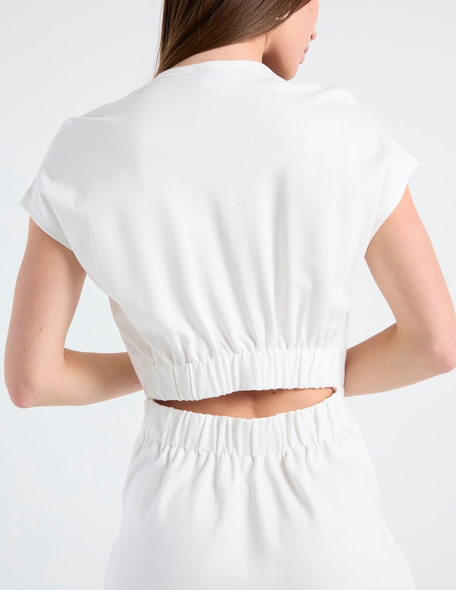 Vestido largo casual Map para mujer