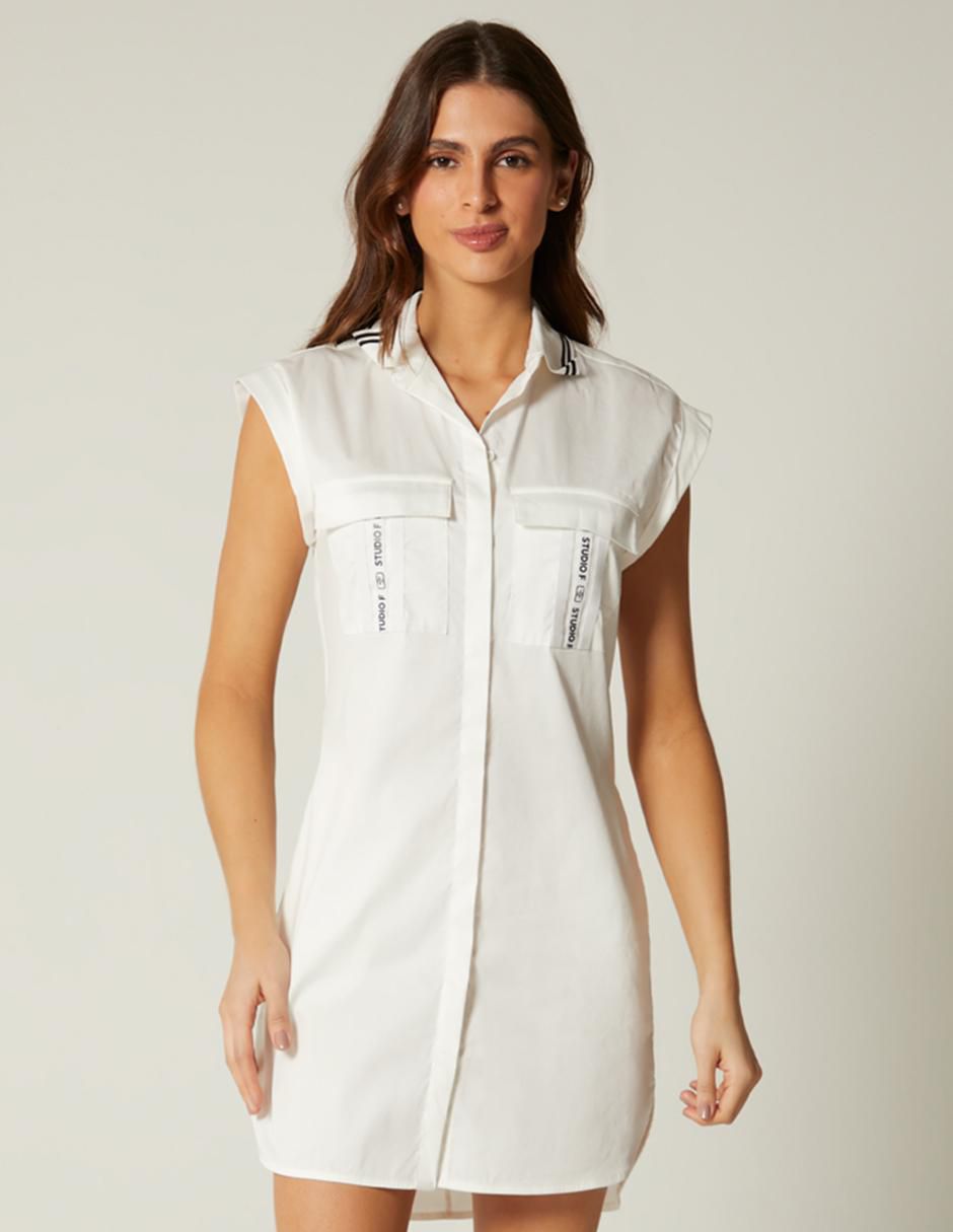 Vestido corto casual tarde deportiva para mujer