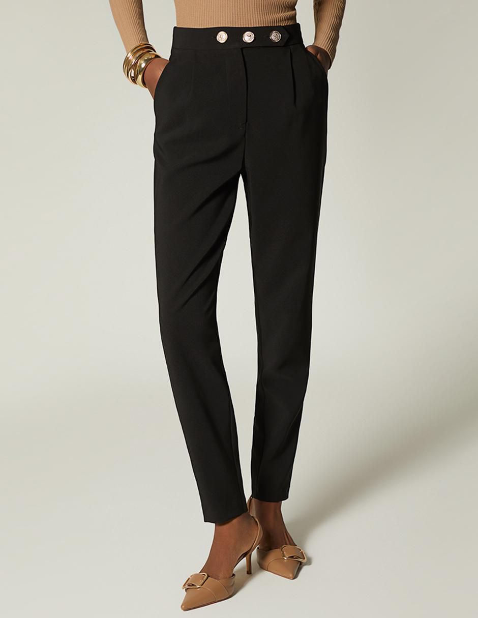 Pantalón chino slim para mujer