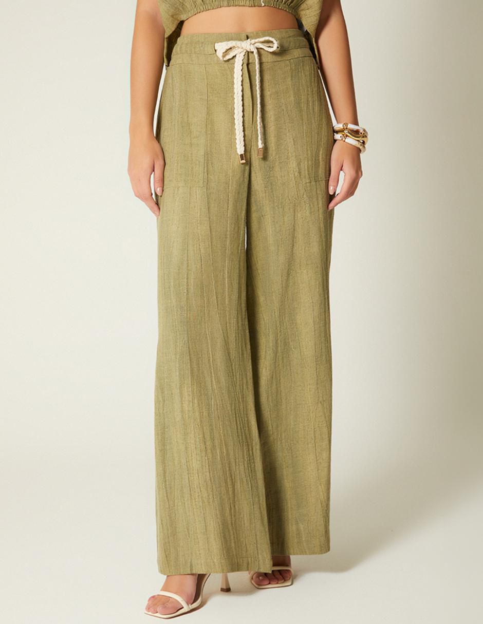 Pantalón relaxed amplio para mujer