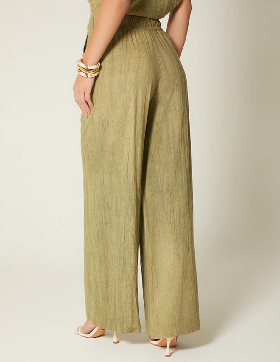 Pantalón relaxed amplio para mujer