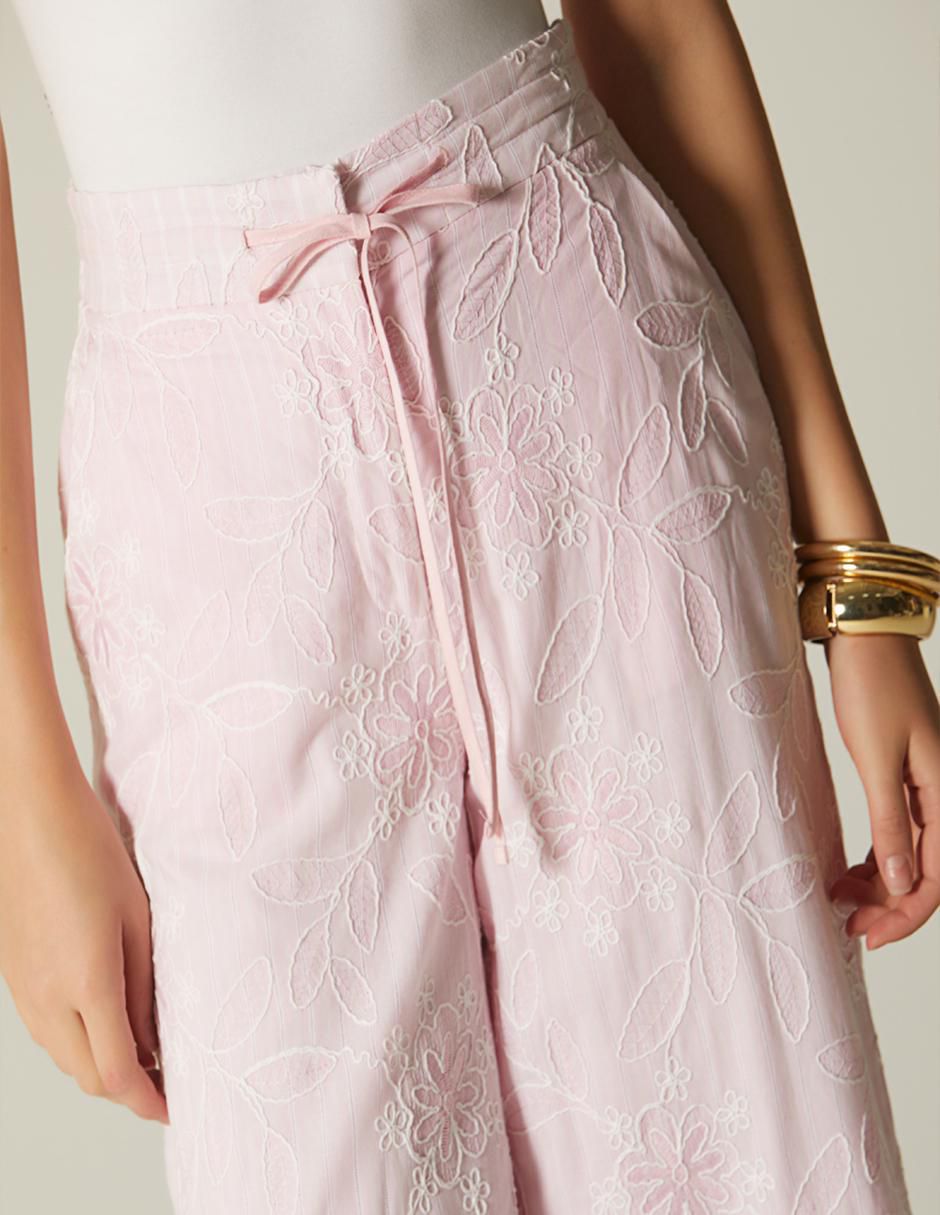 Pantalón amplio para mujer 4