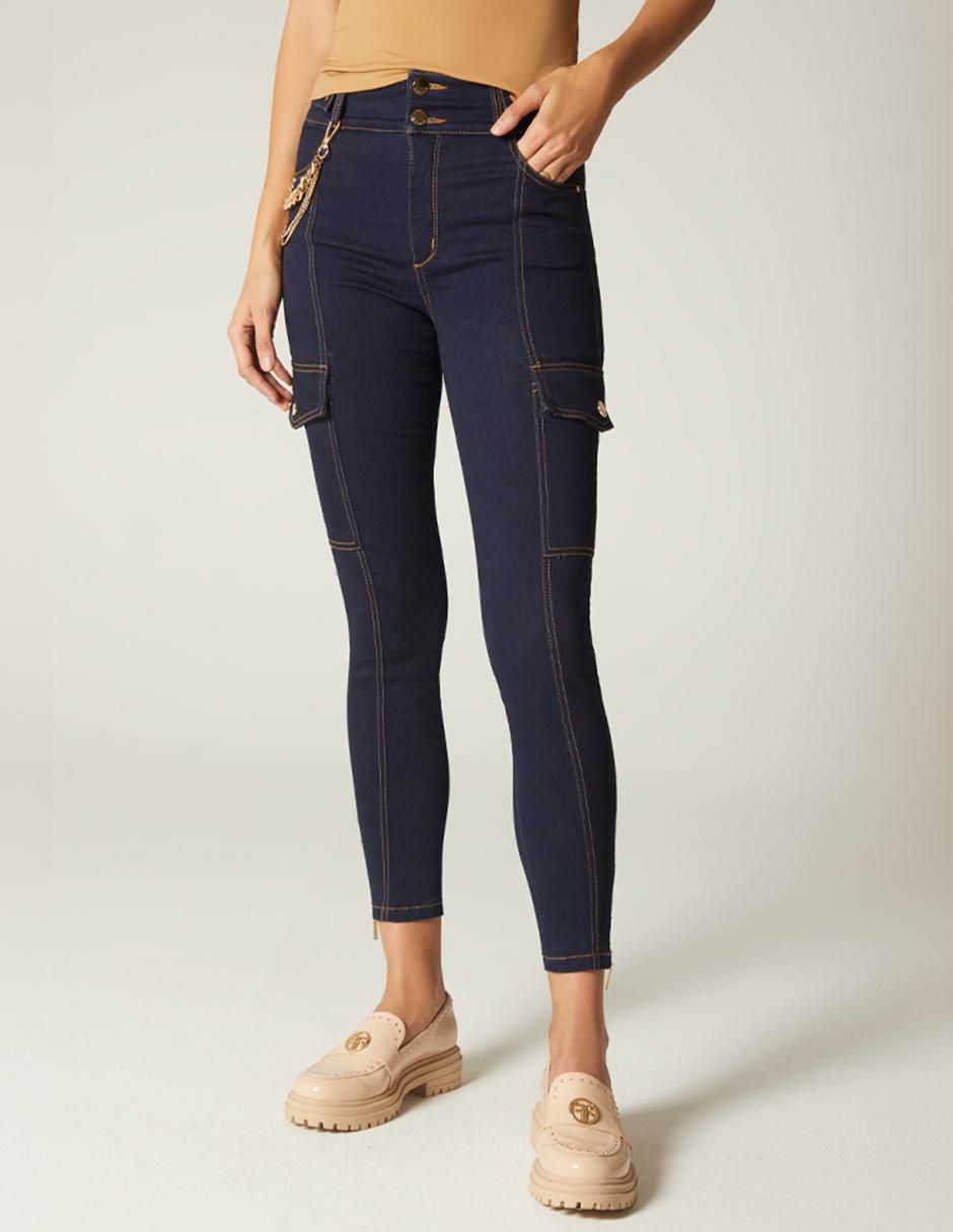 Jeans cargo ultra skinnypara mujer Jeans cargo ultra skinnypara mujer